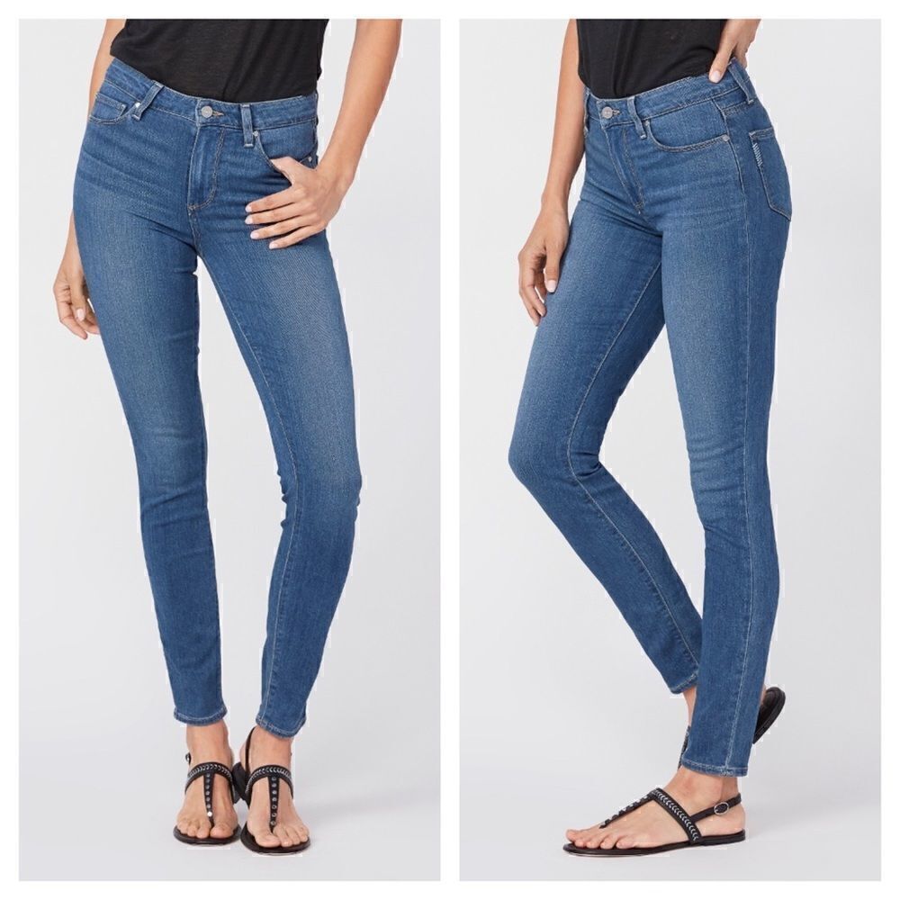 Paige Hoxton Ultra Skinny Distressed Jeans